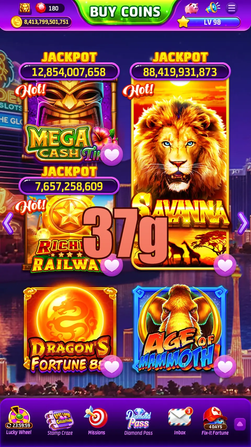 37g Login